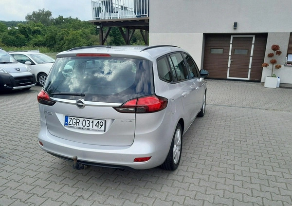 Opel Zafira cena 37900 przebieg: 183260, rok produkcji 2013 z Malbork małe 211